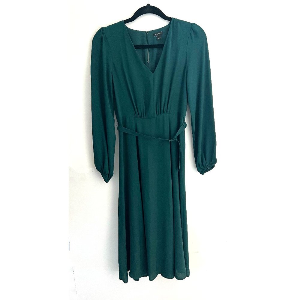 Ann Taylor Factory Emerald Green Dress Size 0